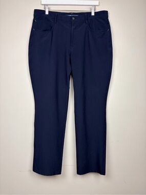 FootJoy Athletic Fit Golf Pants Men’s 36x30 Navy‎ Performance Stretch Flat Front
